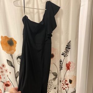 NWOT SHEIN One Shoulder Ruffle Dress